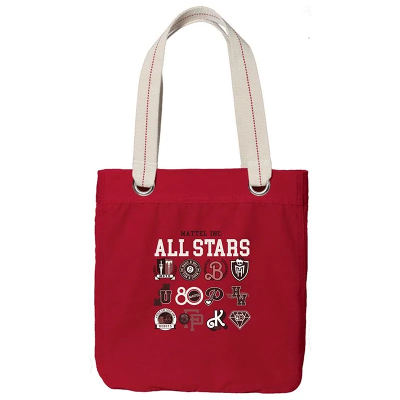 Toon uw Mattel 80th Toymakers-tote tas