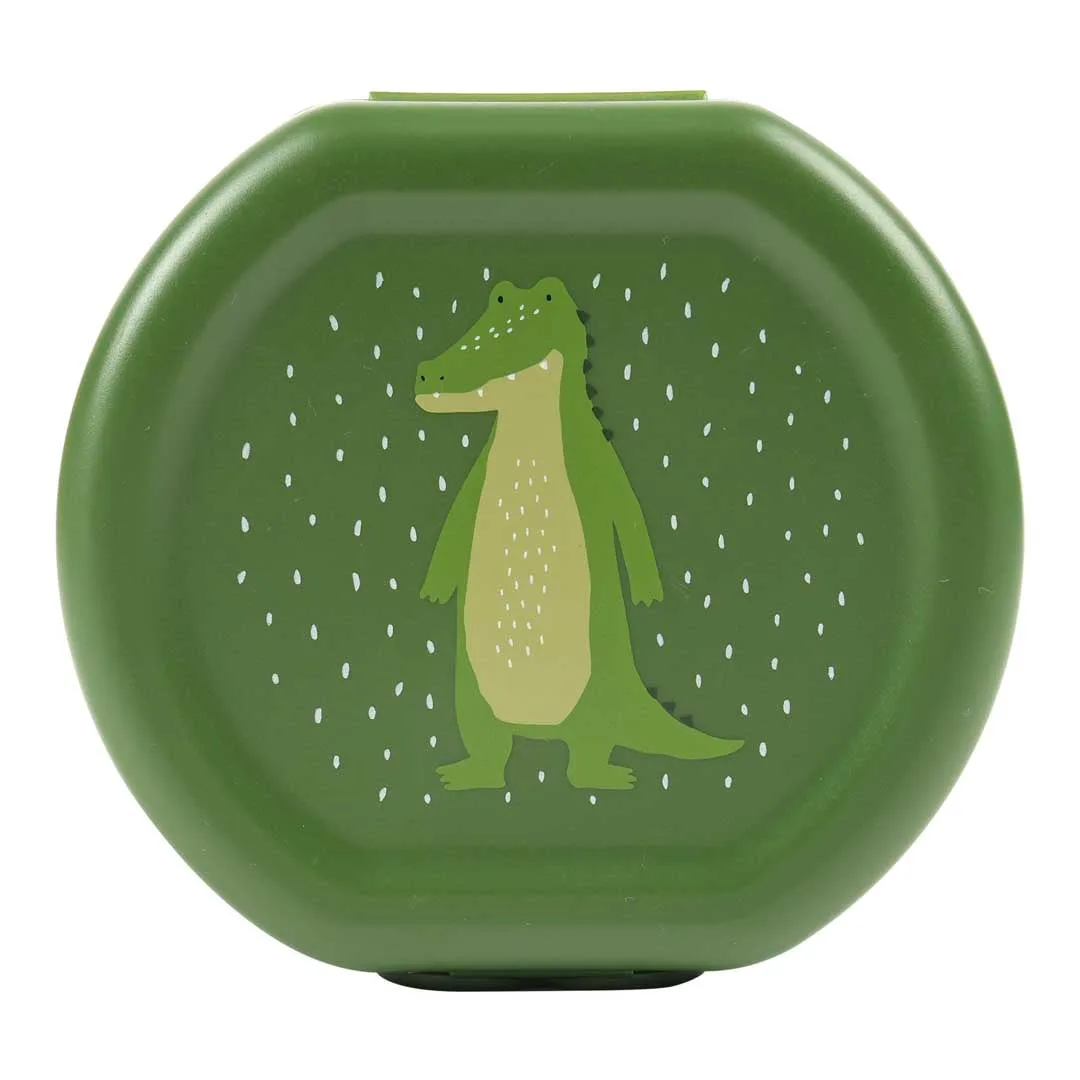 Snack box with clip - 2pcs - Mr. Alligator