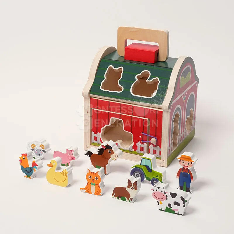 Montessori Wooden Farmhouse: Skills & Play Ideas