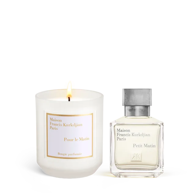 Petit Matin Scented candle and Eau de parfum Duo null