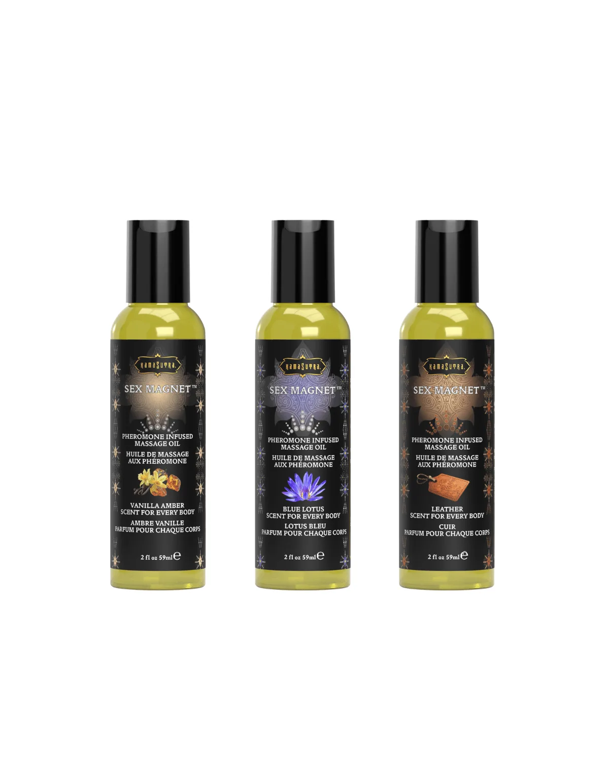 SEX MAGNETTM Læder feromon massageolie 2 fl oz