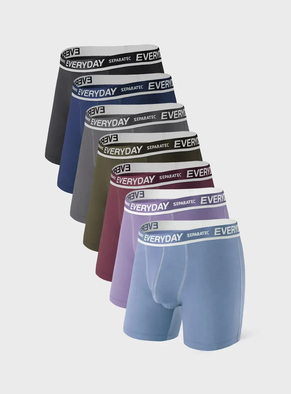 Boxers coton couleurs assorties lot de 7