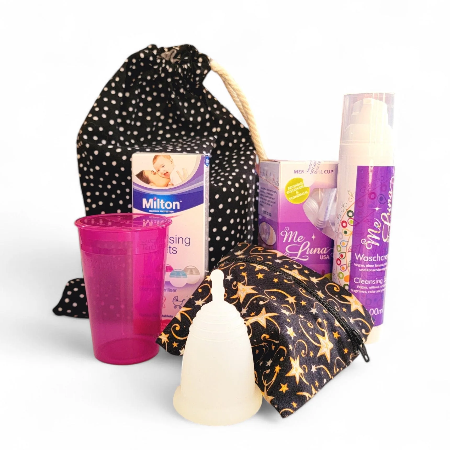 Menstrual Cup Gift Set | Shooting Stars