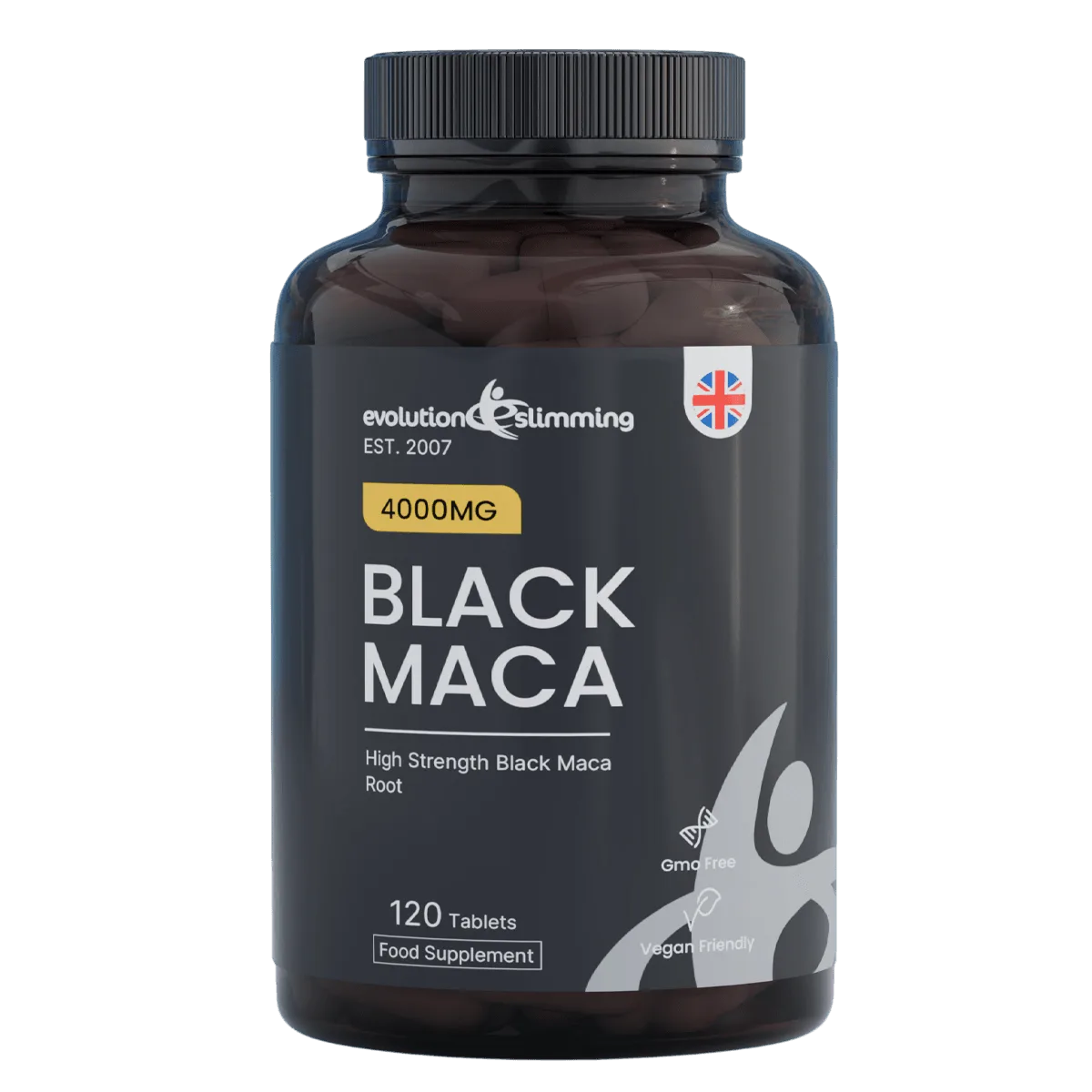 Black Maca 4000mg Tablets | Energy Vitality & Performance Support