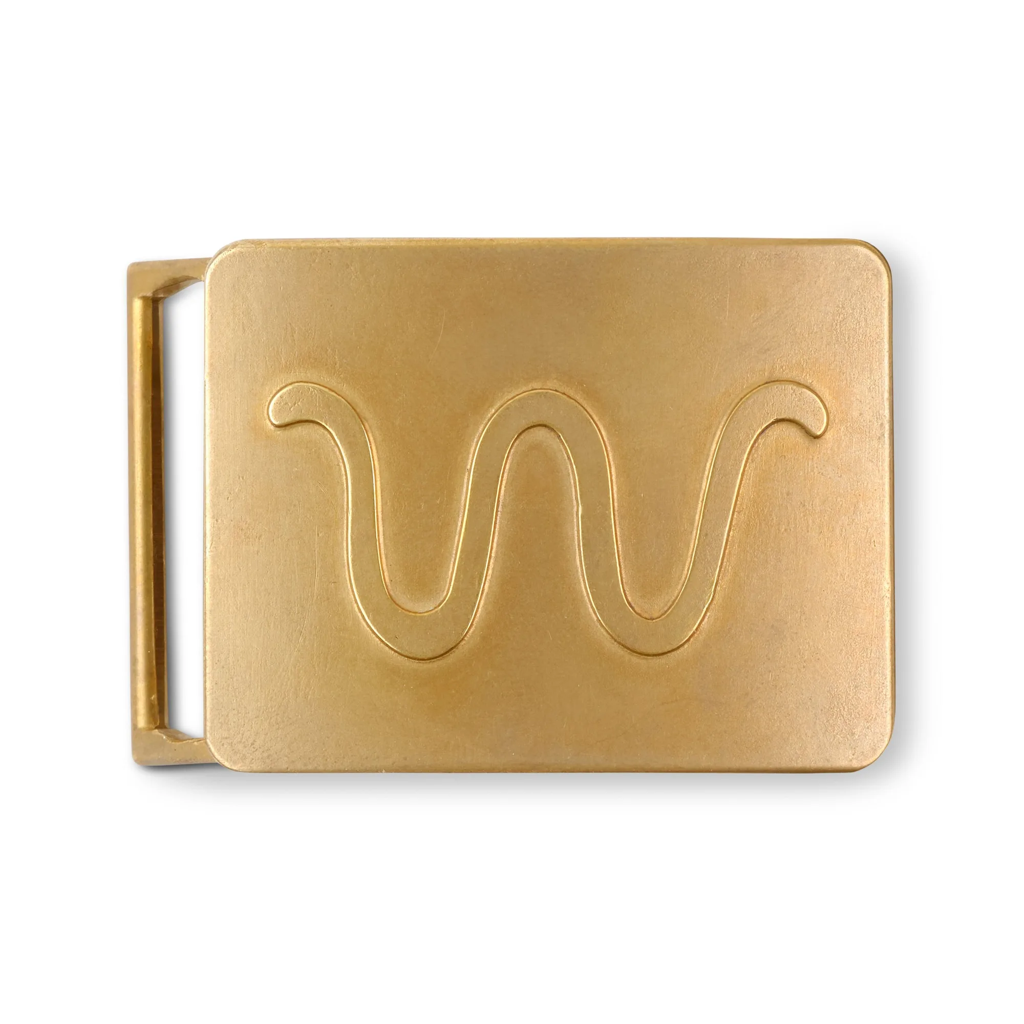 Heritage W Brass Buckle