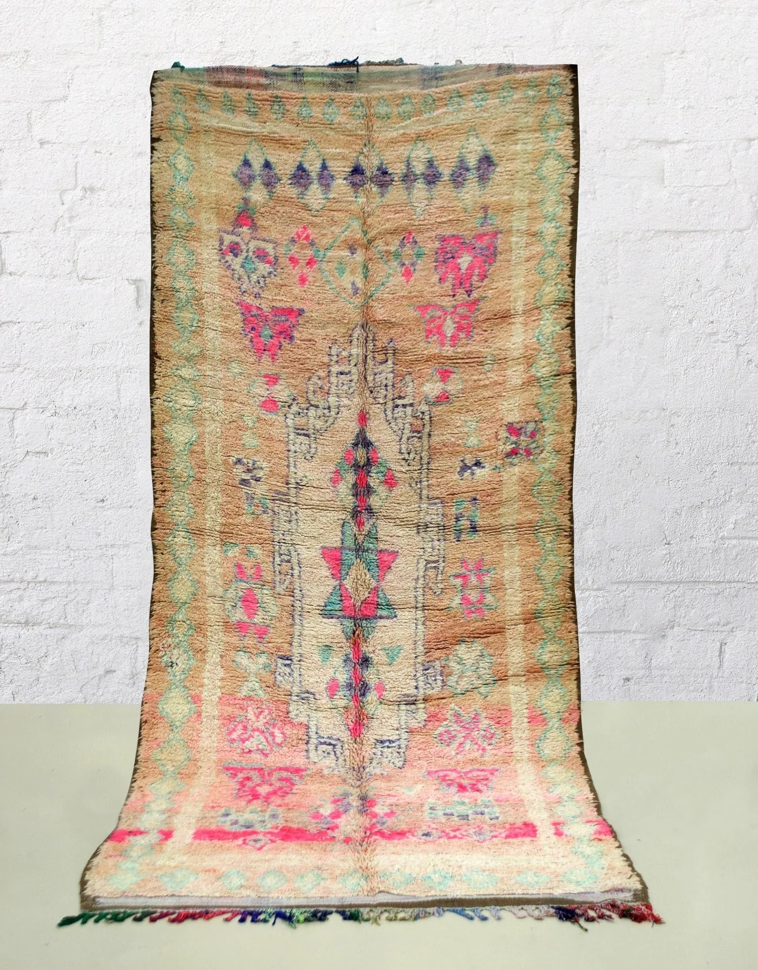 Vintage Moroccan Rug - 380cm x 155cm