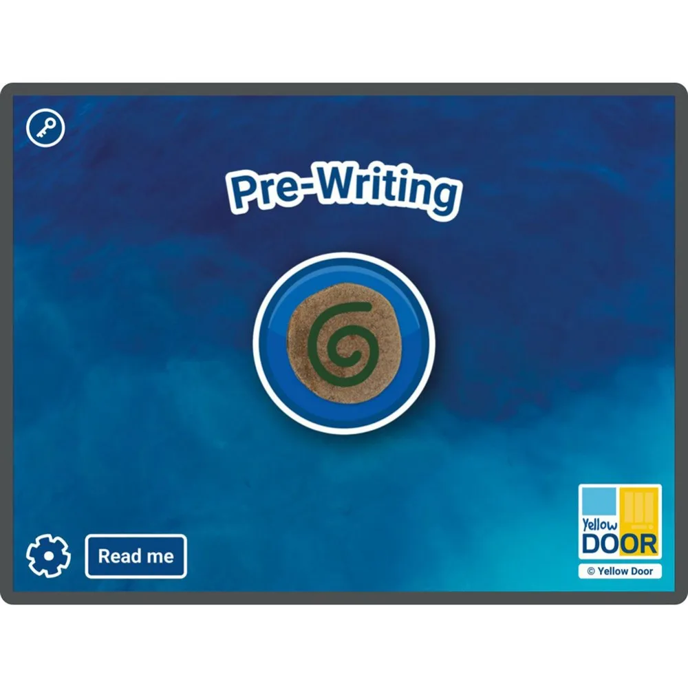 Software de preescritura para pantallas grandes y tabletas