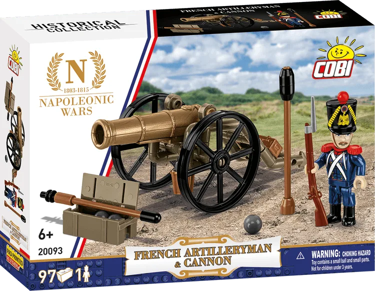Esporre il cannone napoleonico COBI set #20093