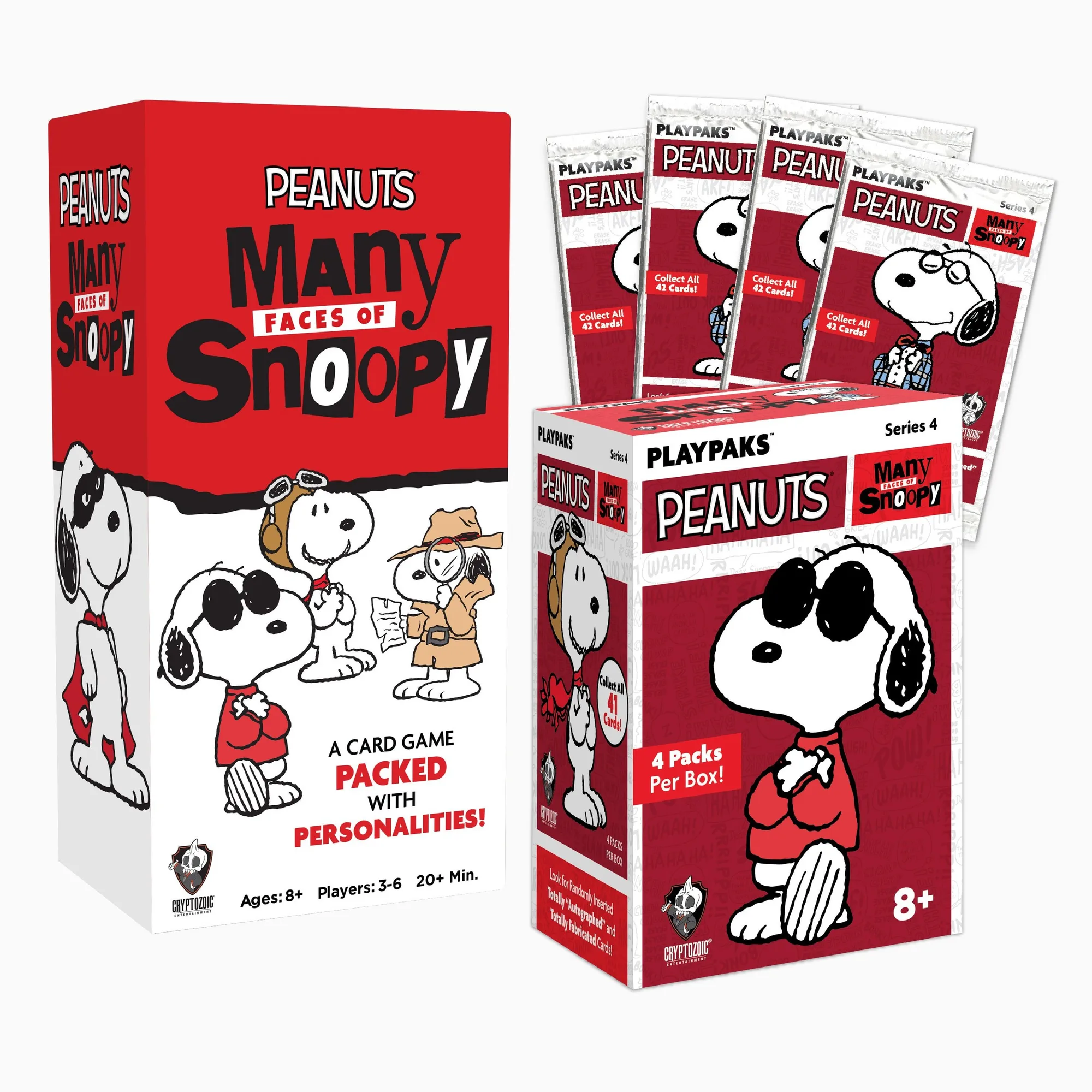 Peanuts: Contenido del pack inicial Many Faces of Snoopy