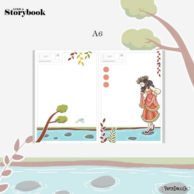 アーティスト プリティペタル Hobonichi A6 デイリーステッカーキット - a017