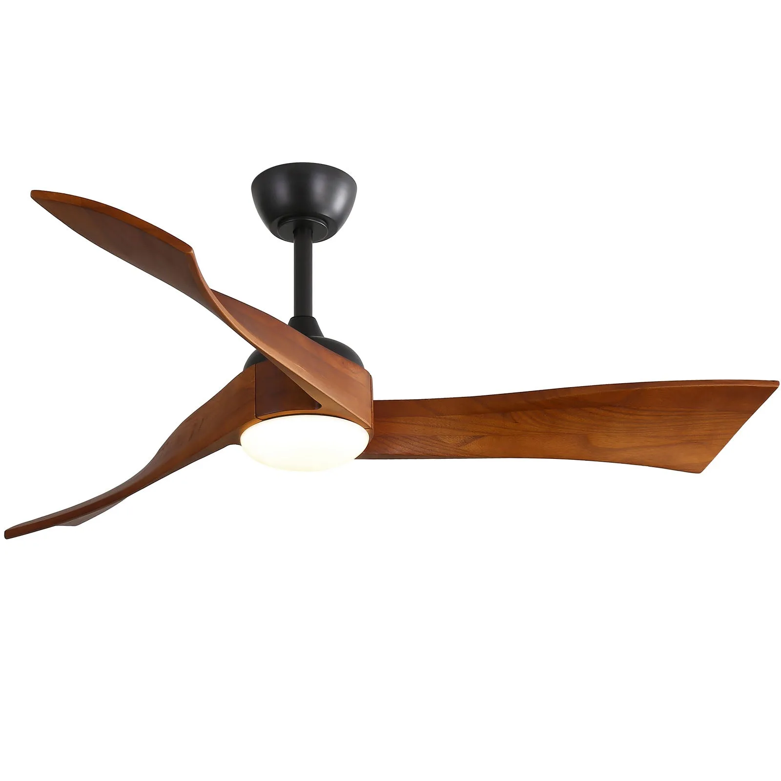 Sofucor 52" Wellenholz-Deckenventilator mit Licht
