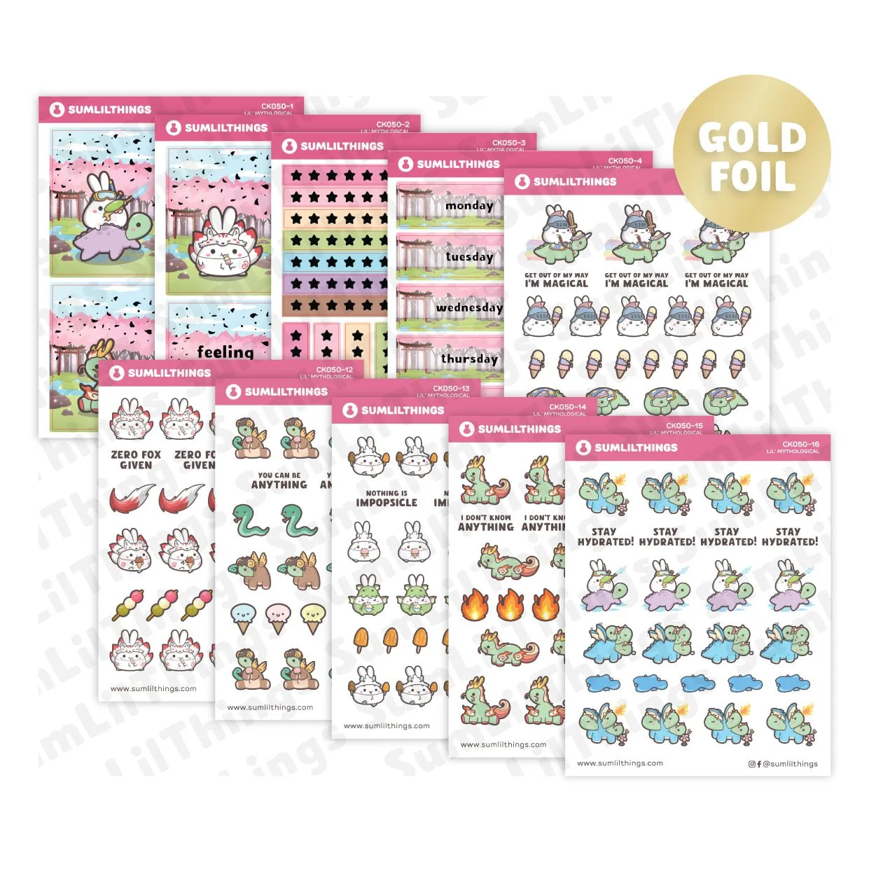 Decorative Kit - Lil' Mythological (10 Pages)