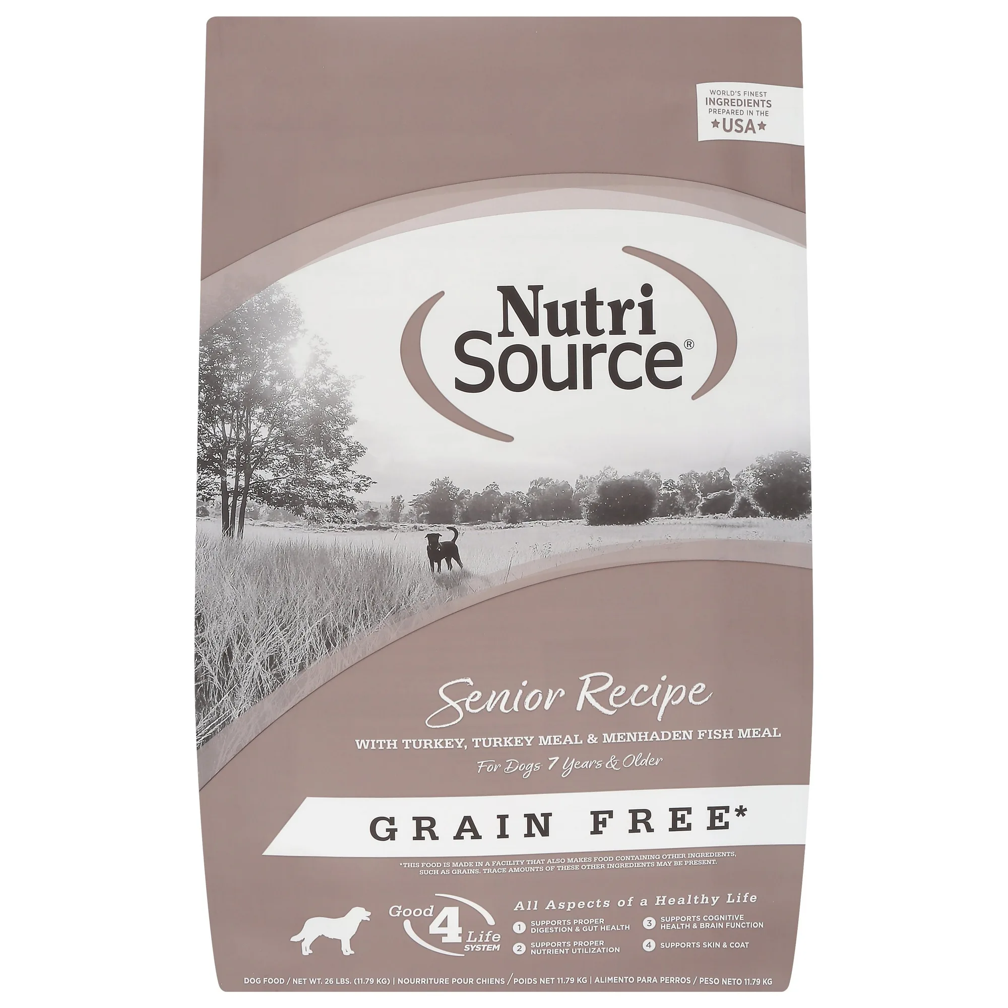 NutriSource Grain Free Senior 26 LB