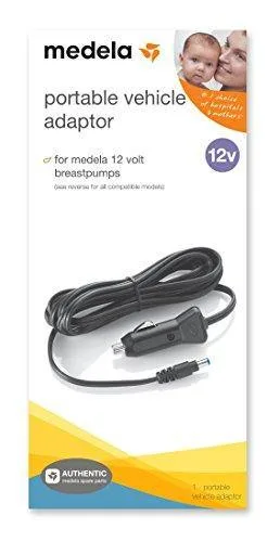 Medela Freestyle Portable Vehicle Adaptor 12 volt
