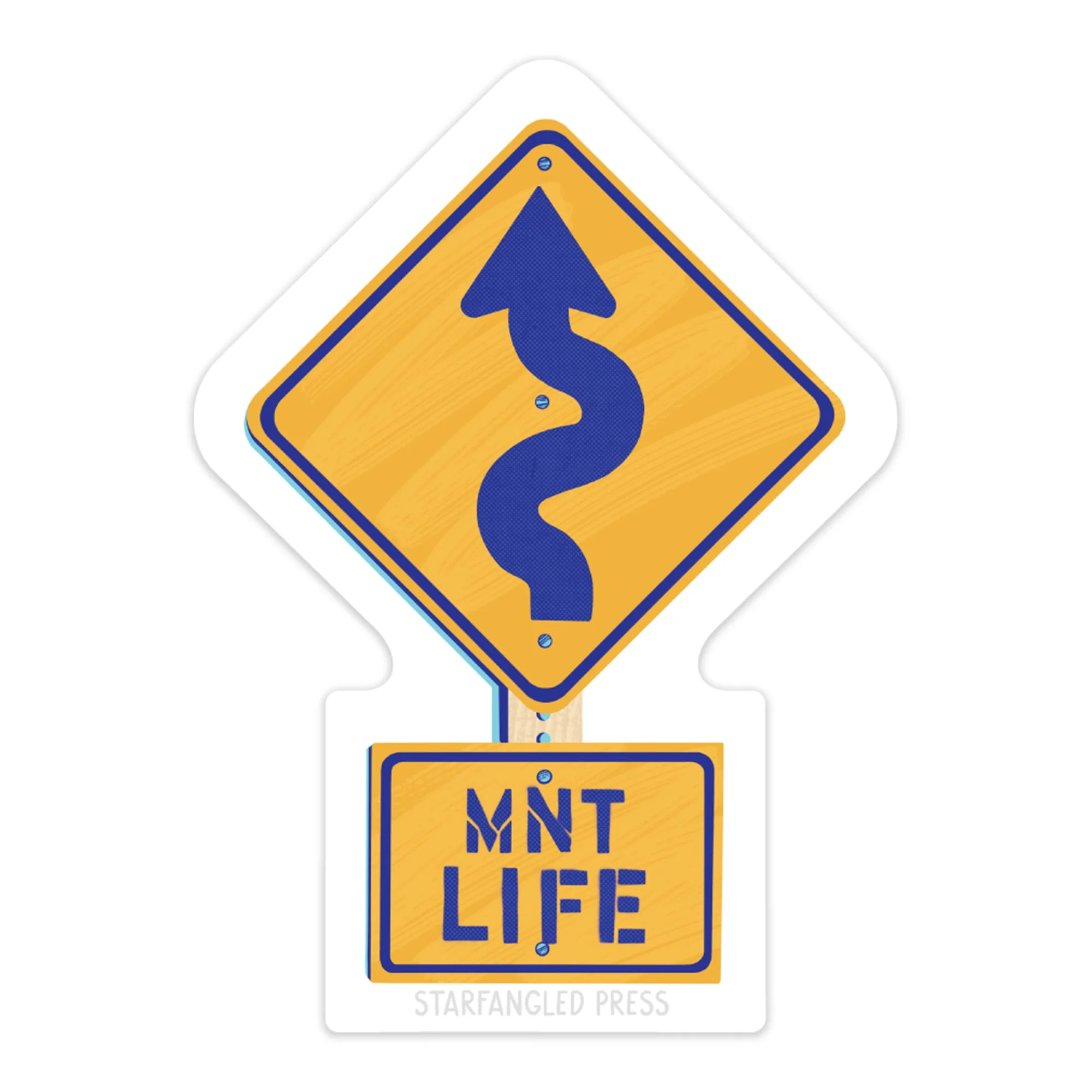 Mountain Life Sticker