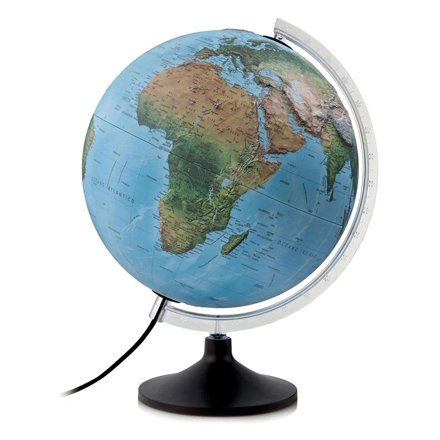 Solid R Relief 30cm World Globe