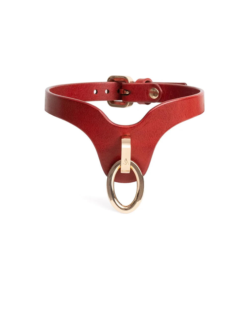 Choker "Ivy" rood