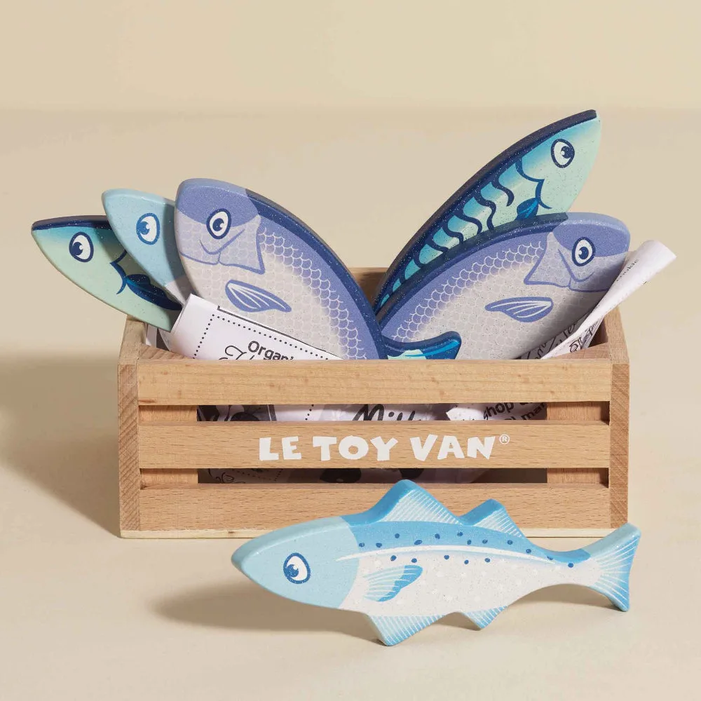 Le Toy Van | Seafood Wooden Market Crate