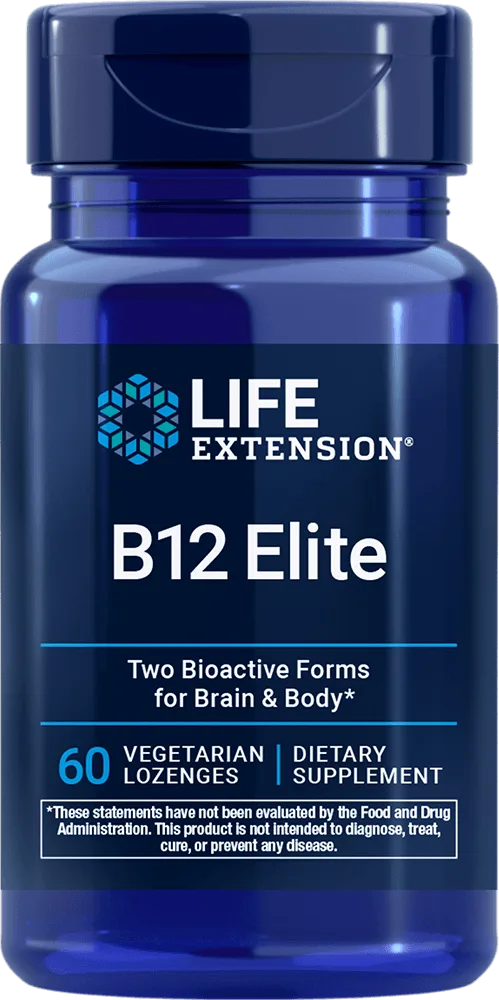 B12 Elite, 60 vegetarian lozenges