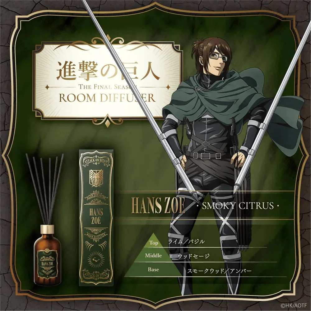 Attack on Titan The Final Season Room Diffuser Hange Zoe Smoky Citrus