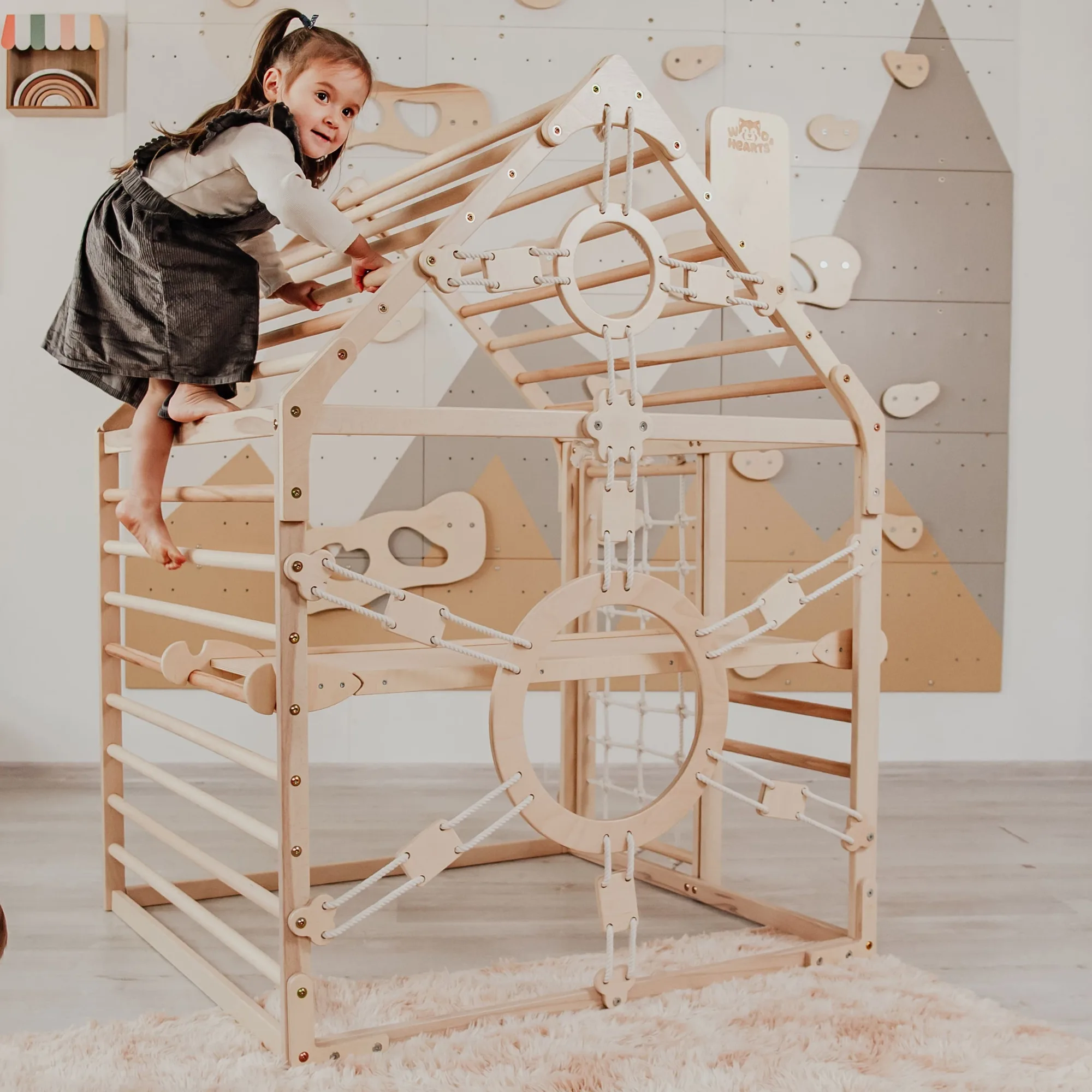Choisir une cabane de jeu avec toboggan pour l'intérieur