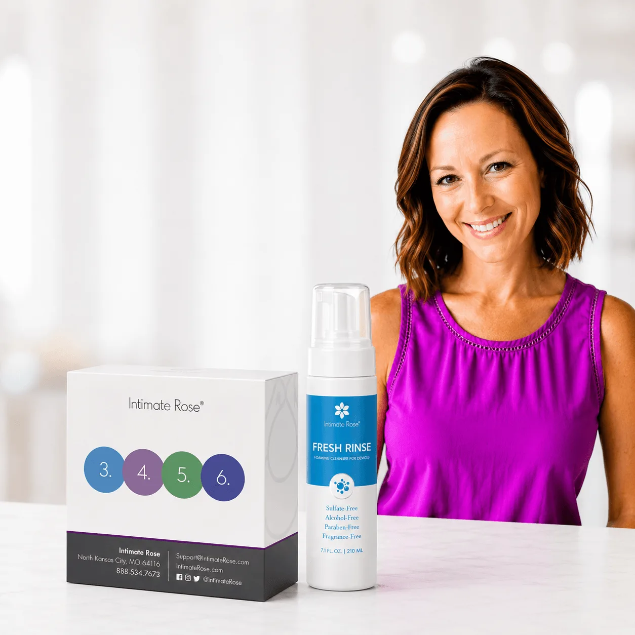 Medium Dilator Set + Fresh Foaming Cleanser