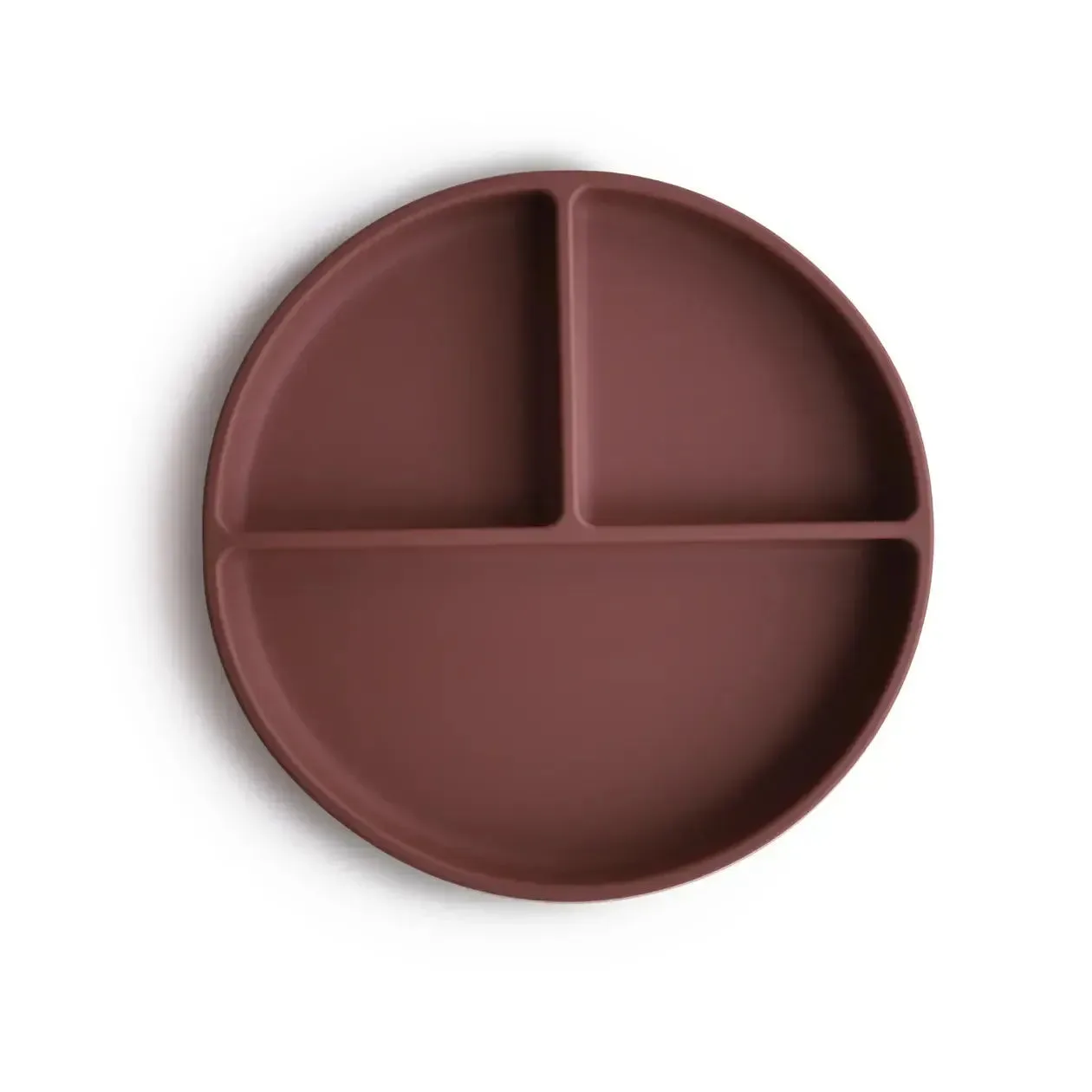 Mushie - Silicone Suction Plate - Woodchuck