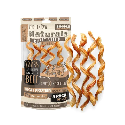Rizos de bully stick naturales