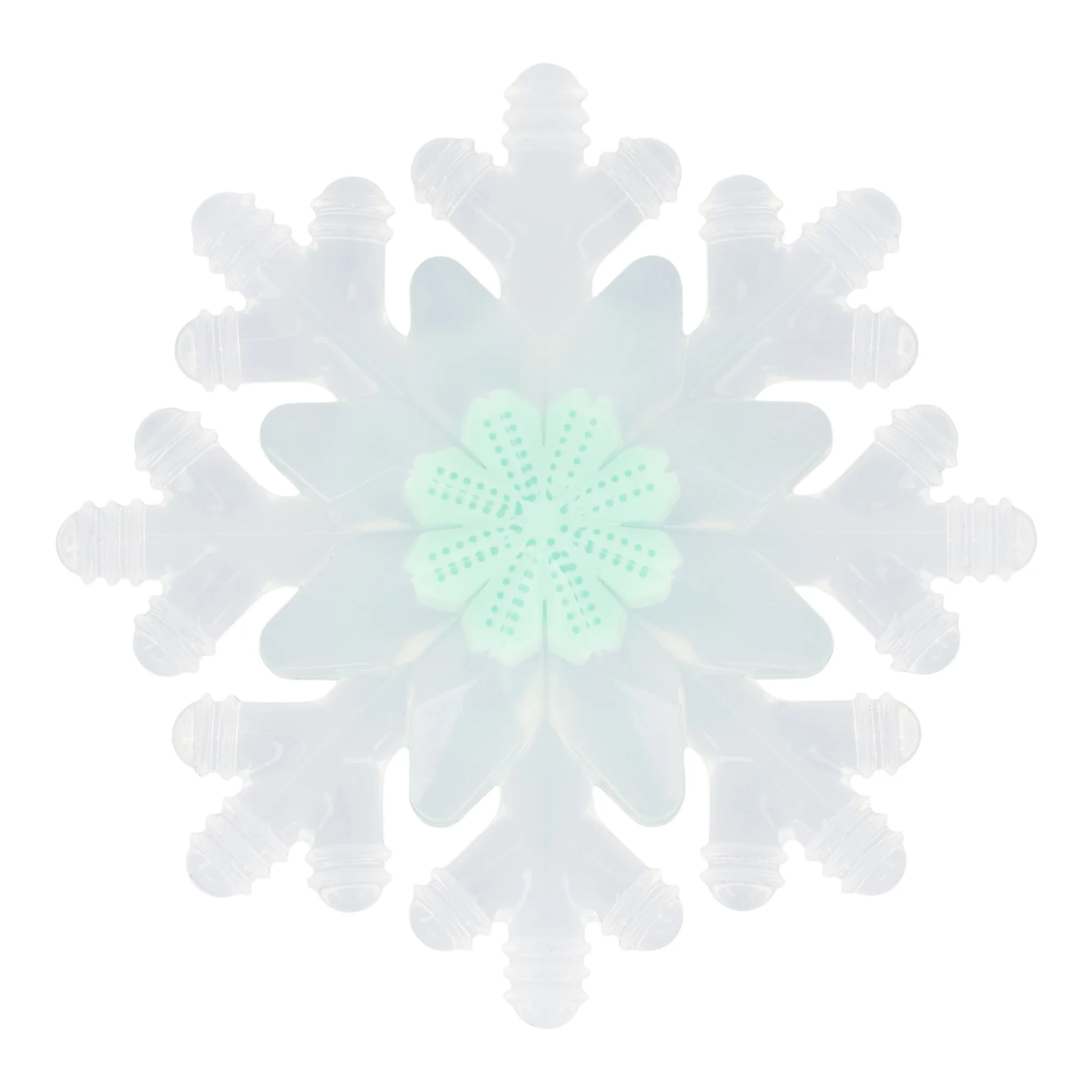 Holiday Silicone Teether - Snowflake