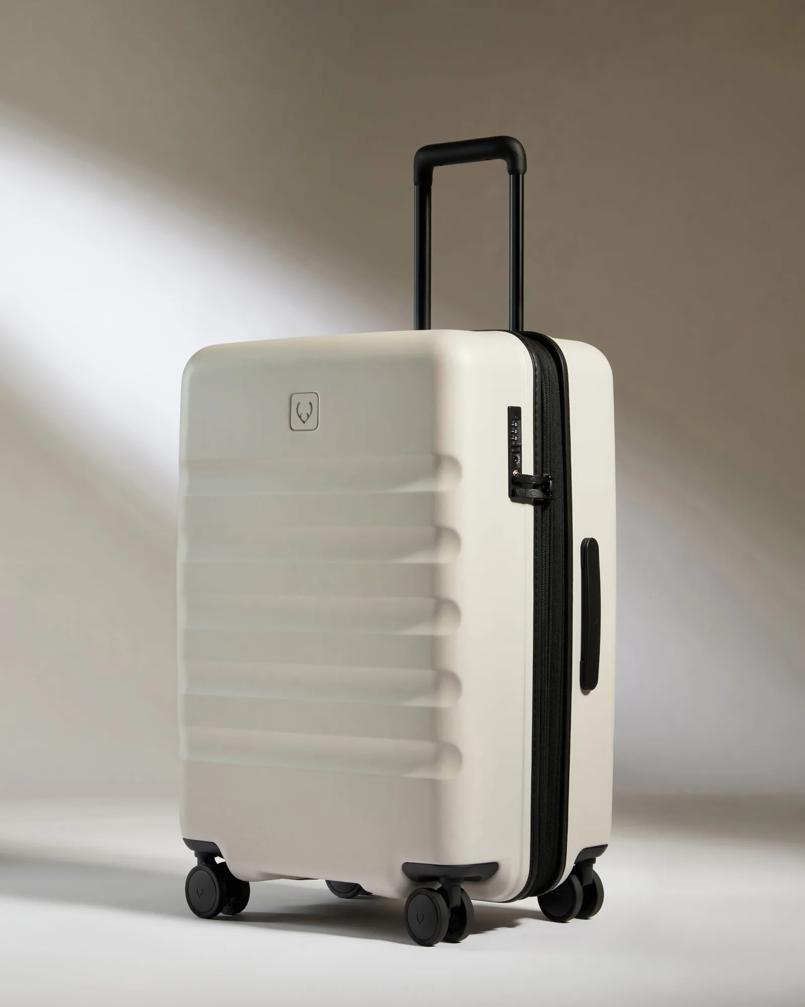 Middelgrote bagage in taupe - Icon Stripe