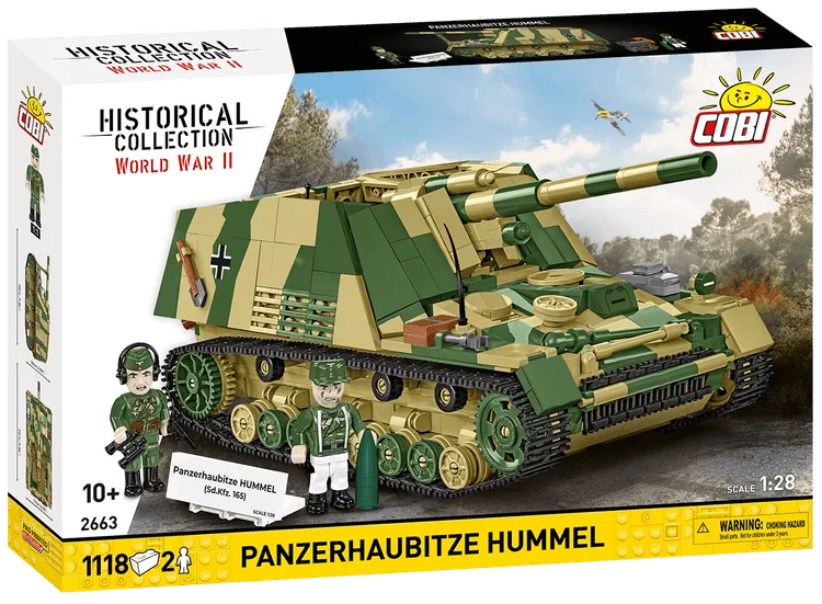 COBI Panzerhaubitze "Hummel" Sd.Kfz.165 Gemechaniseerd geschut: Set #2663