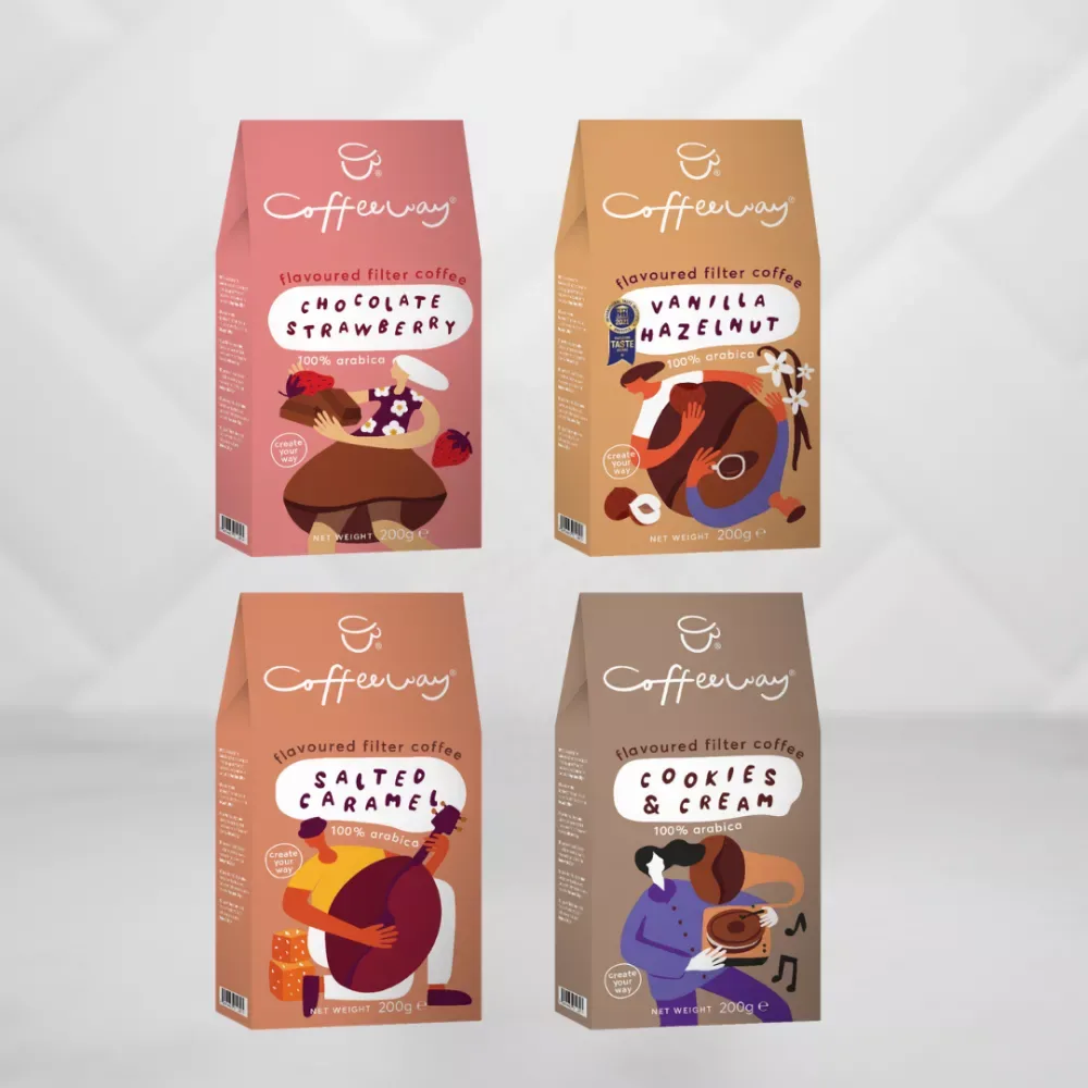 Bundel gemalen koffie 4 x 200g