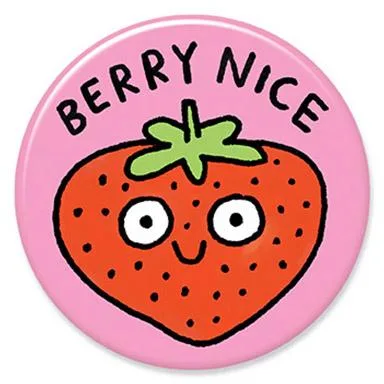 Berry Nice 1.25” Button