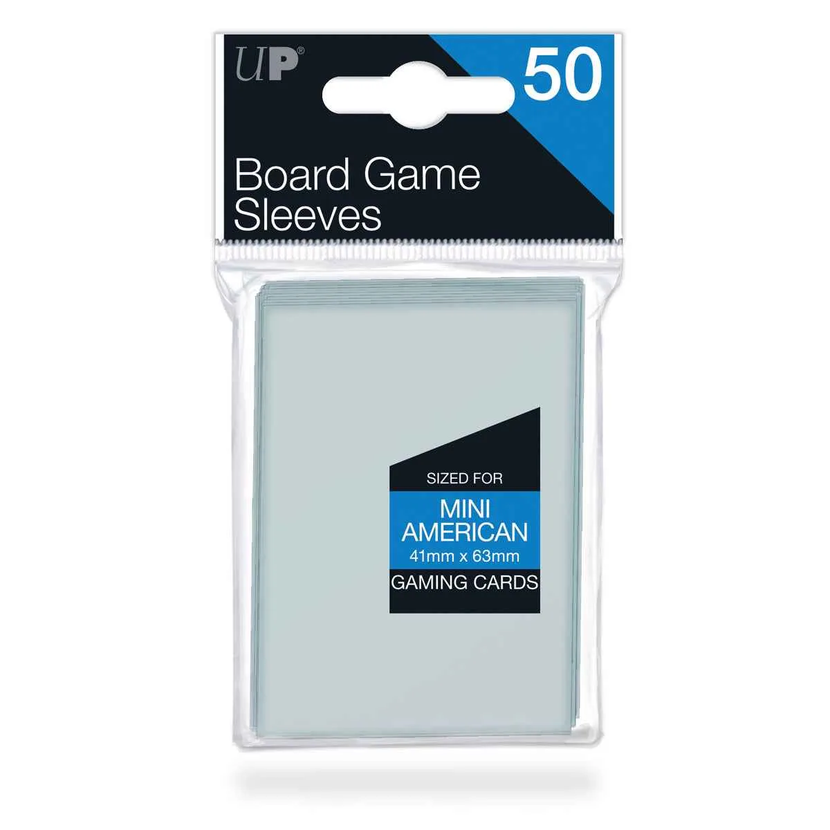 Bustine mini per giochi da tavolo americani (50 pz.) per carte 41mm x 63mm