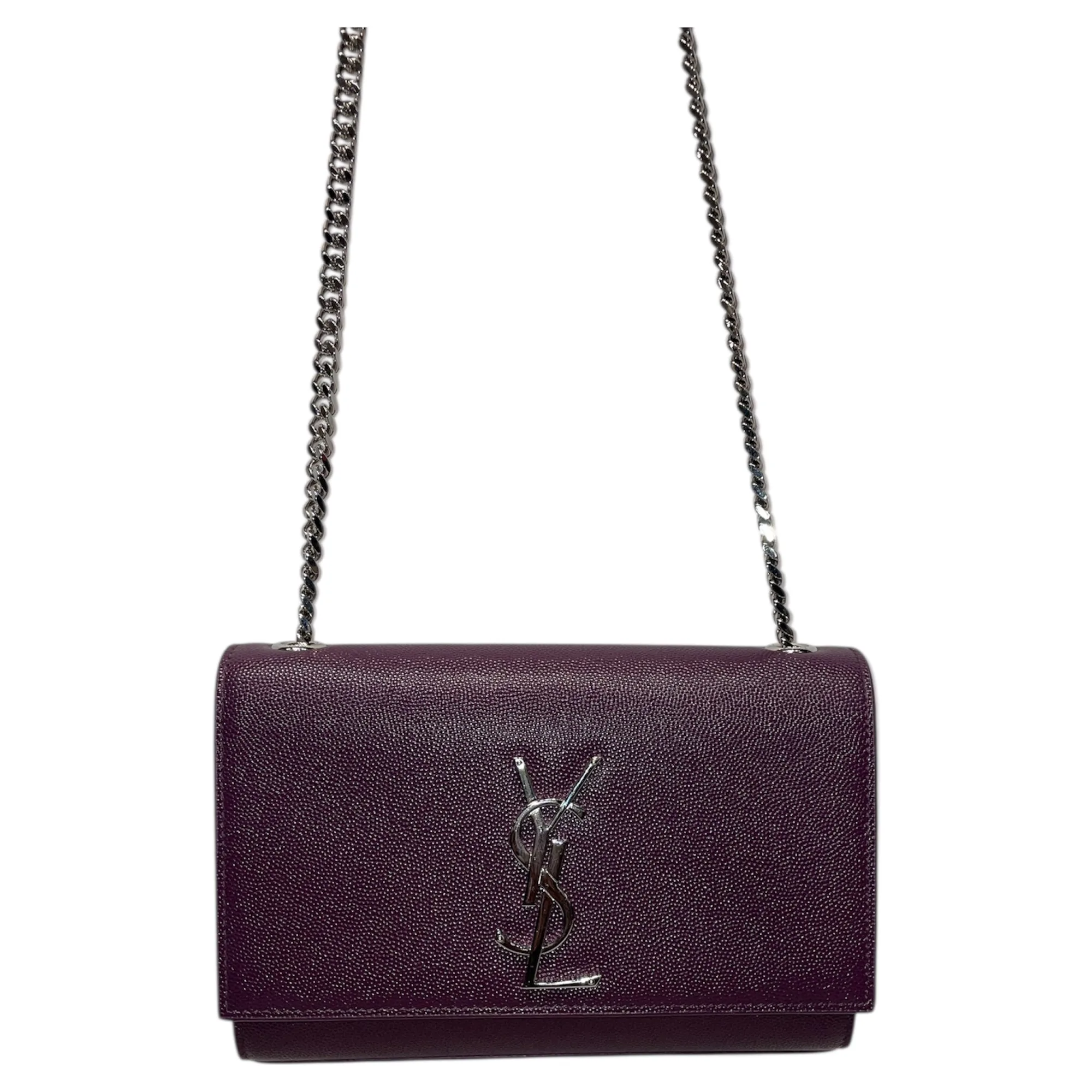 YVES SAINT LAURENT/Cross Body Bag/Leather/PPL/Kate Grainy Leather