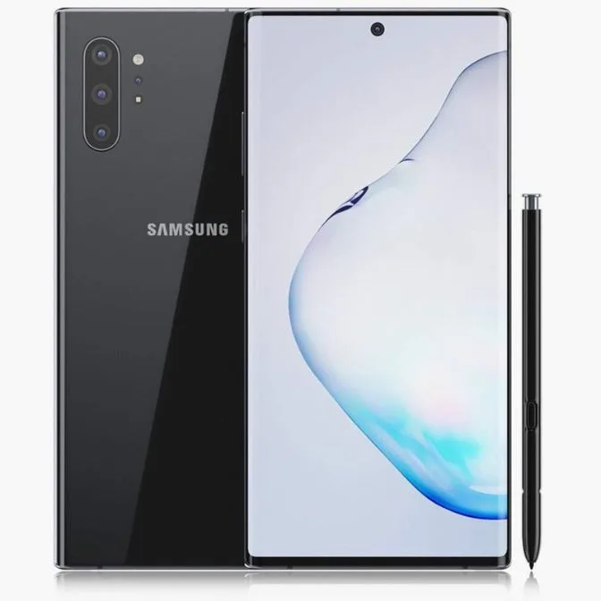 Samsung Galaxy Note 10+, 256GB, Aura Black - Fully Unlocked (factory renewed)