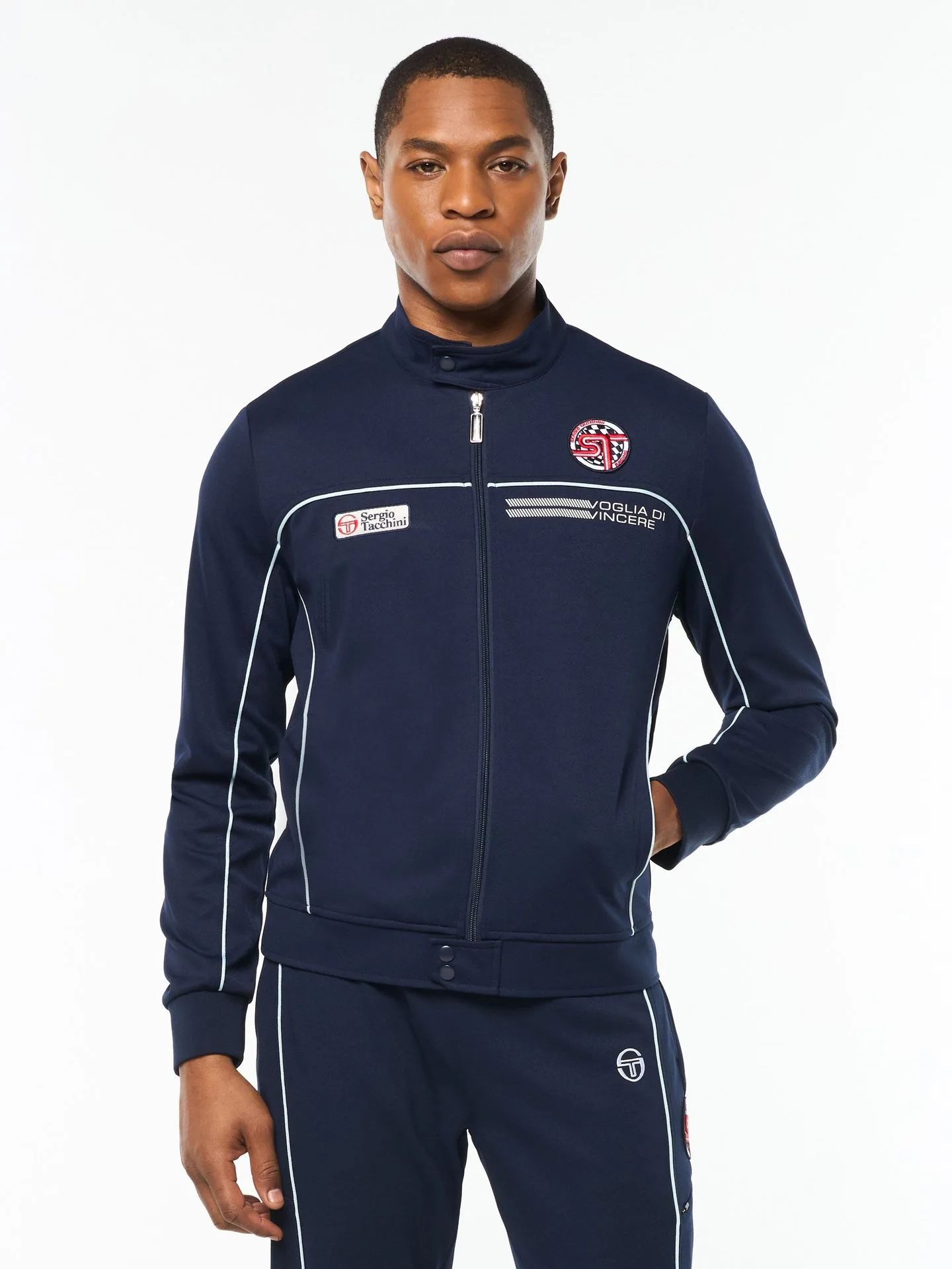 Macchina Track Jacket- Maritime Blue