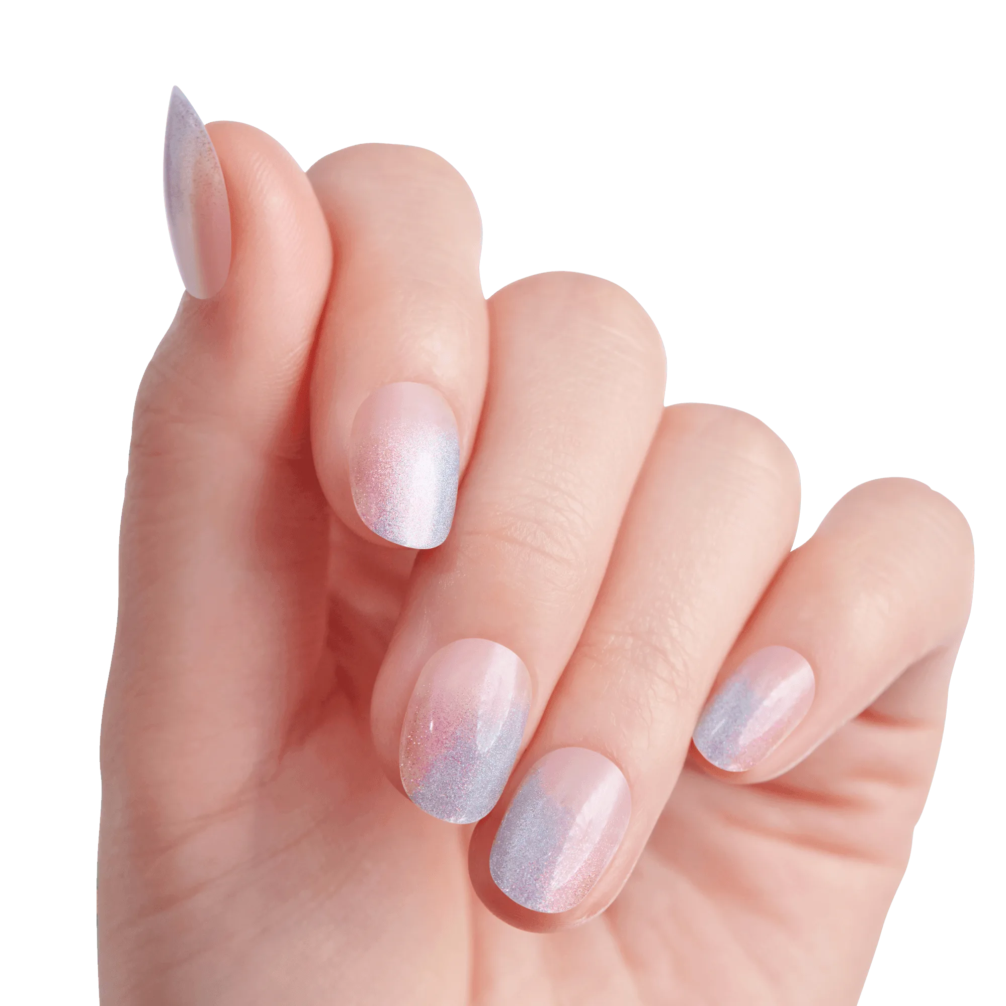 Kiss Salon X-tend Design Uñas de Gel Suave Press On - Changed | Diseño, Multicolor, Cortas, Ovaladas