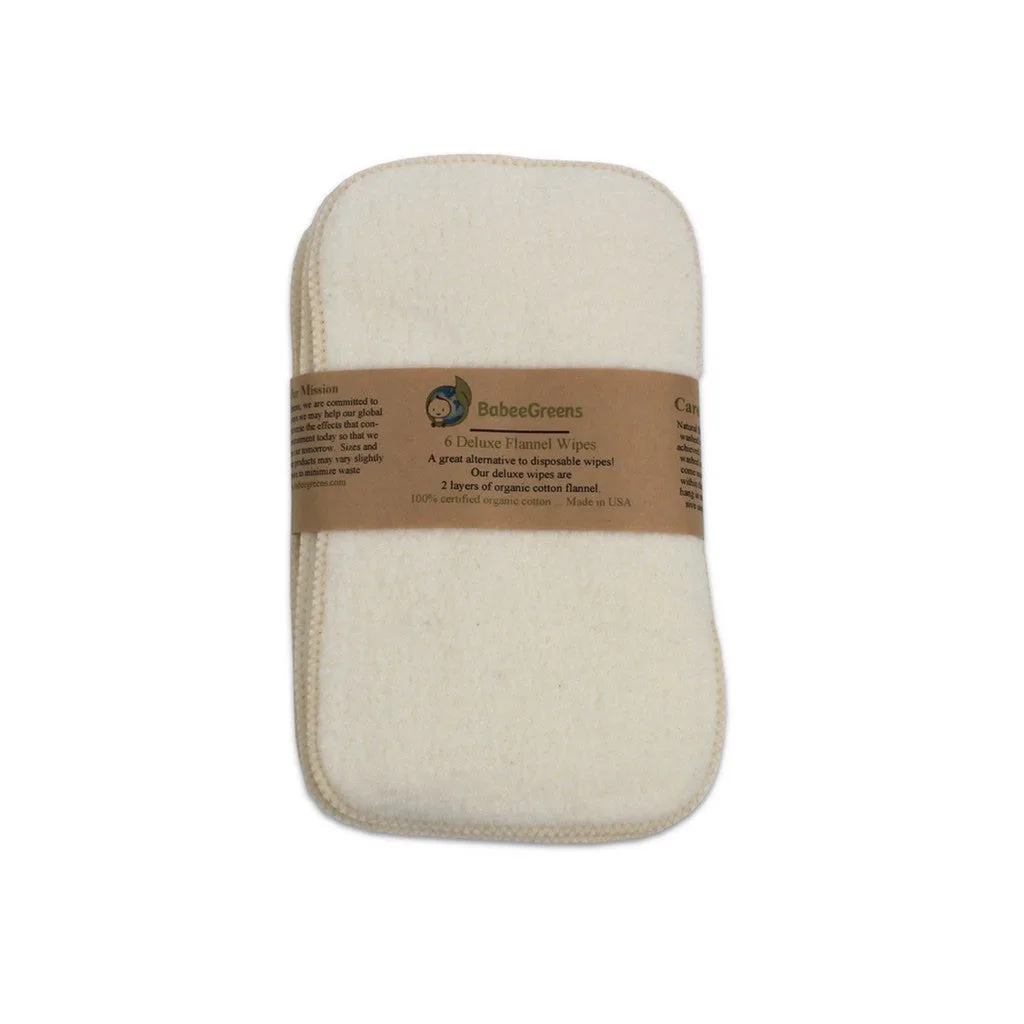 Babee Greens Deluxe Cotton Wipes