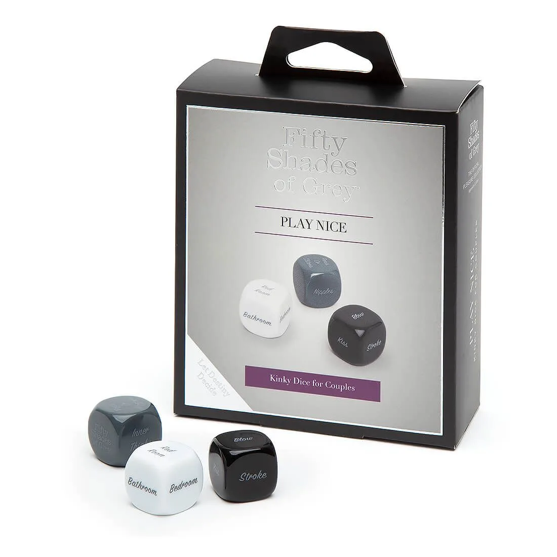Fifty Shades of Grey Play Nice Kinky Dice for Couples