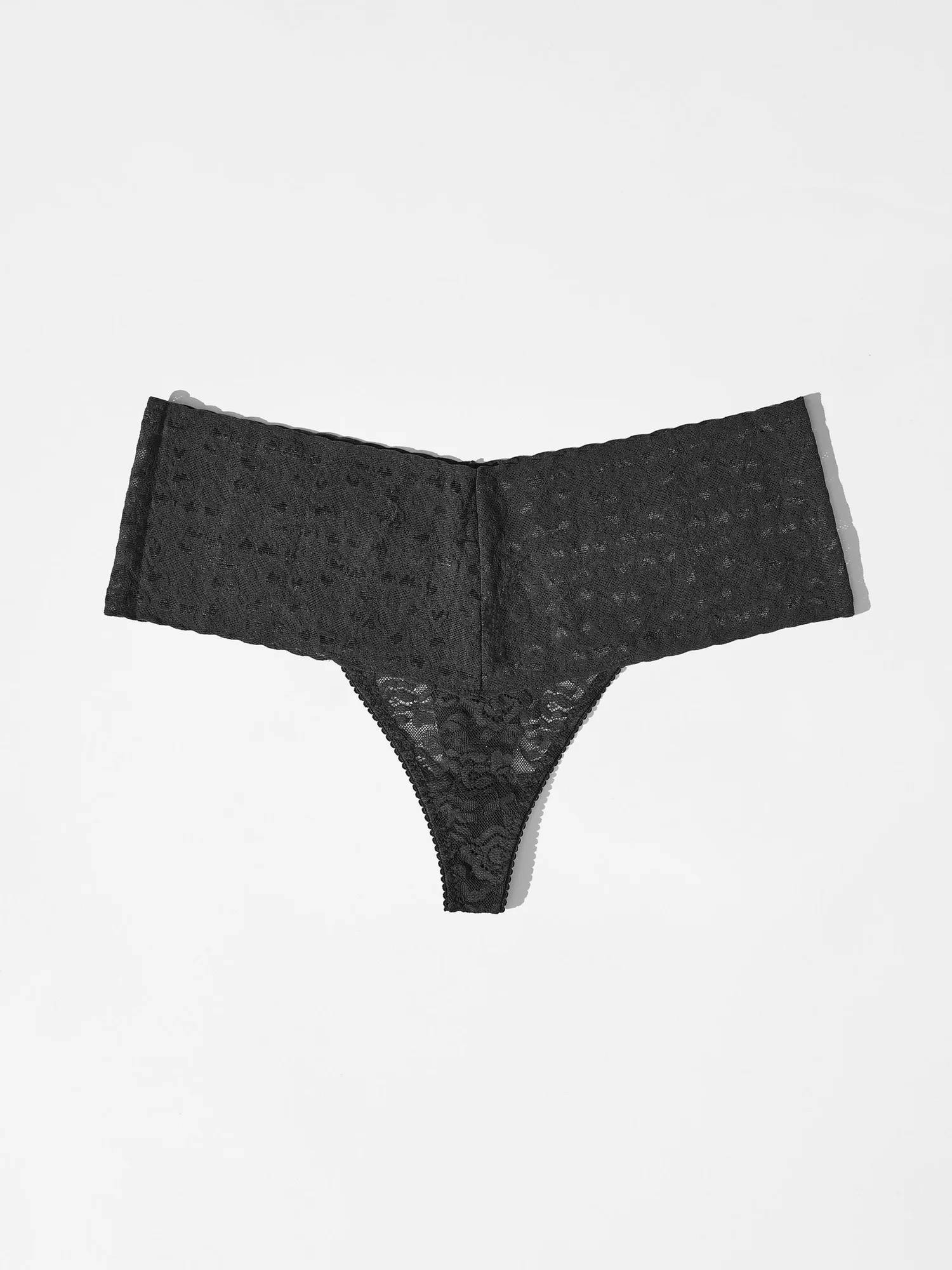 High Waist Thong - Grey Goddess