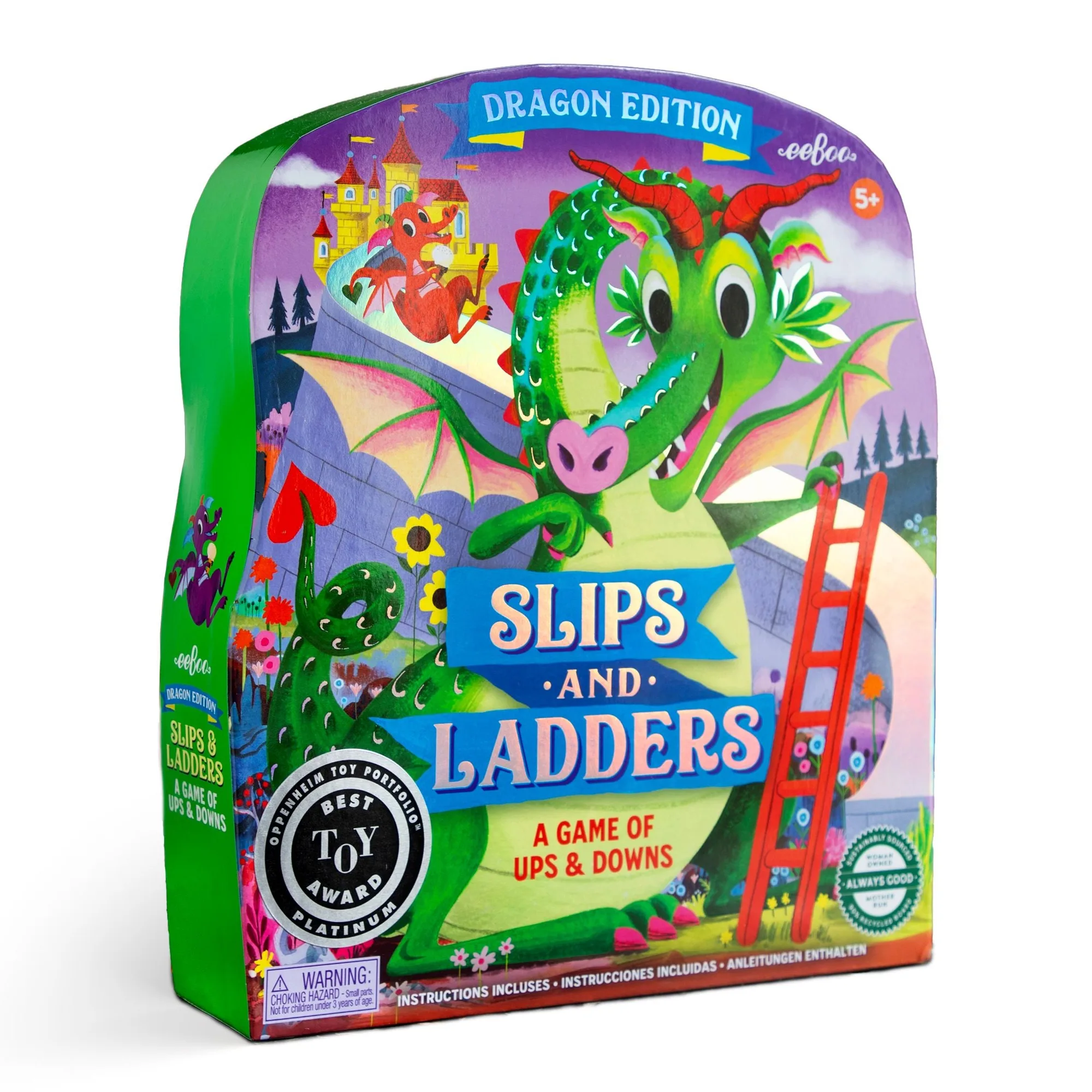 How to Play Slips & Ladders Dragon Shaped Game