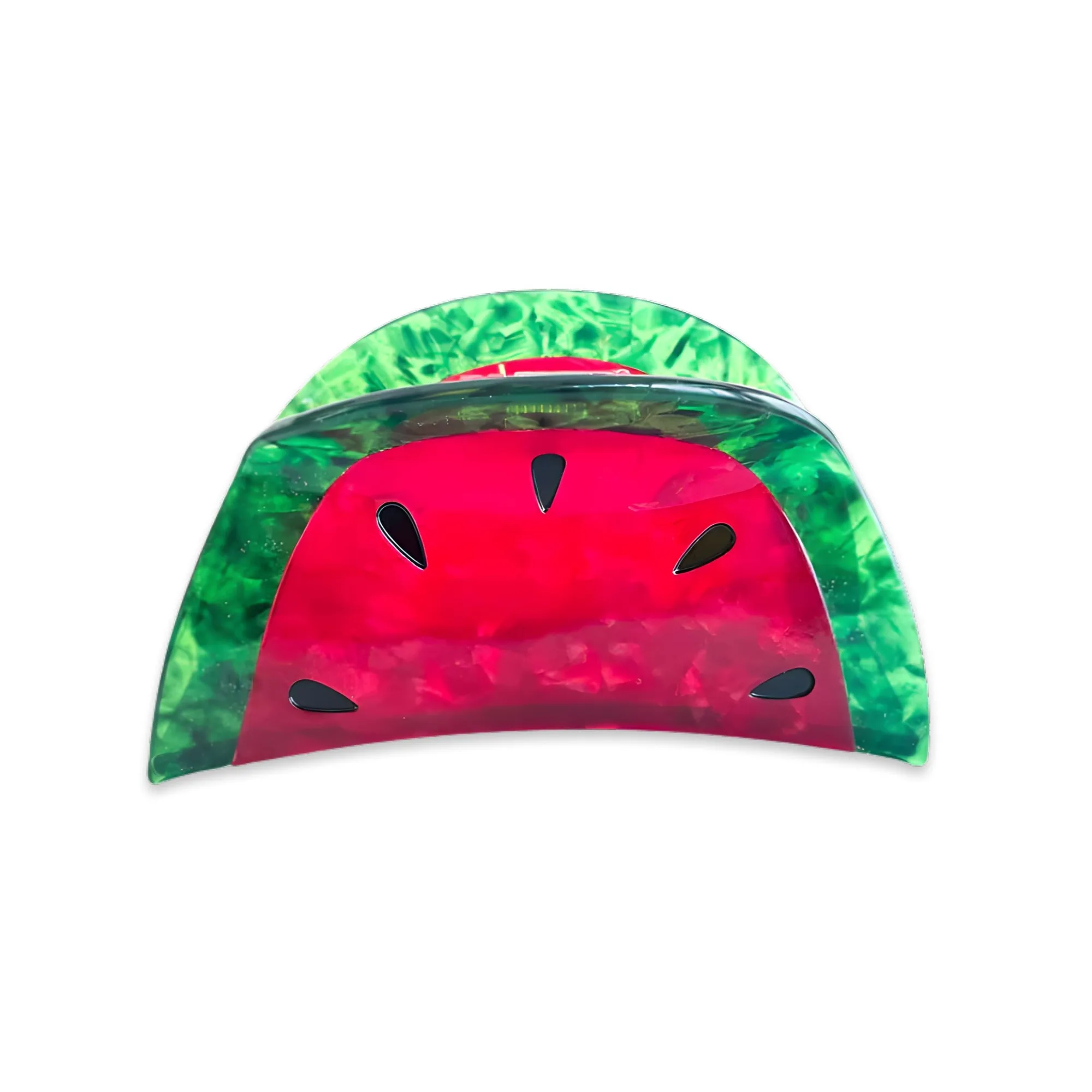 How to Use a Large Watermelon Hair Claw Clip for a Secure Bun