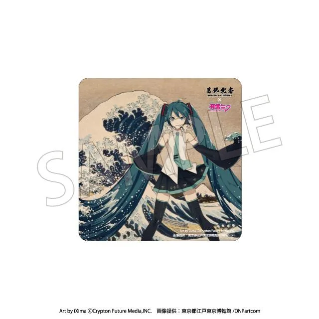 【Pre-order】Hokusai Katsushika x Hatsune Miku - Hatsune Miku Car Magnet (Thirty-six Views of Mount Fuji The Great Wave off Kanagawa, Rerun)