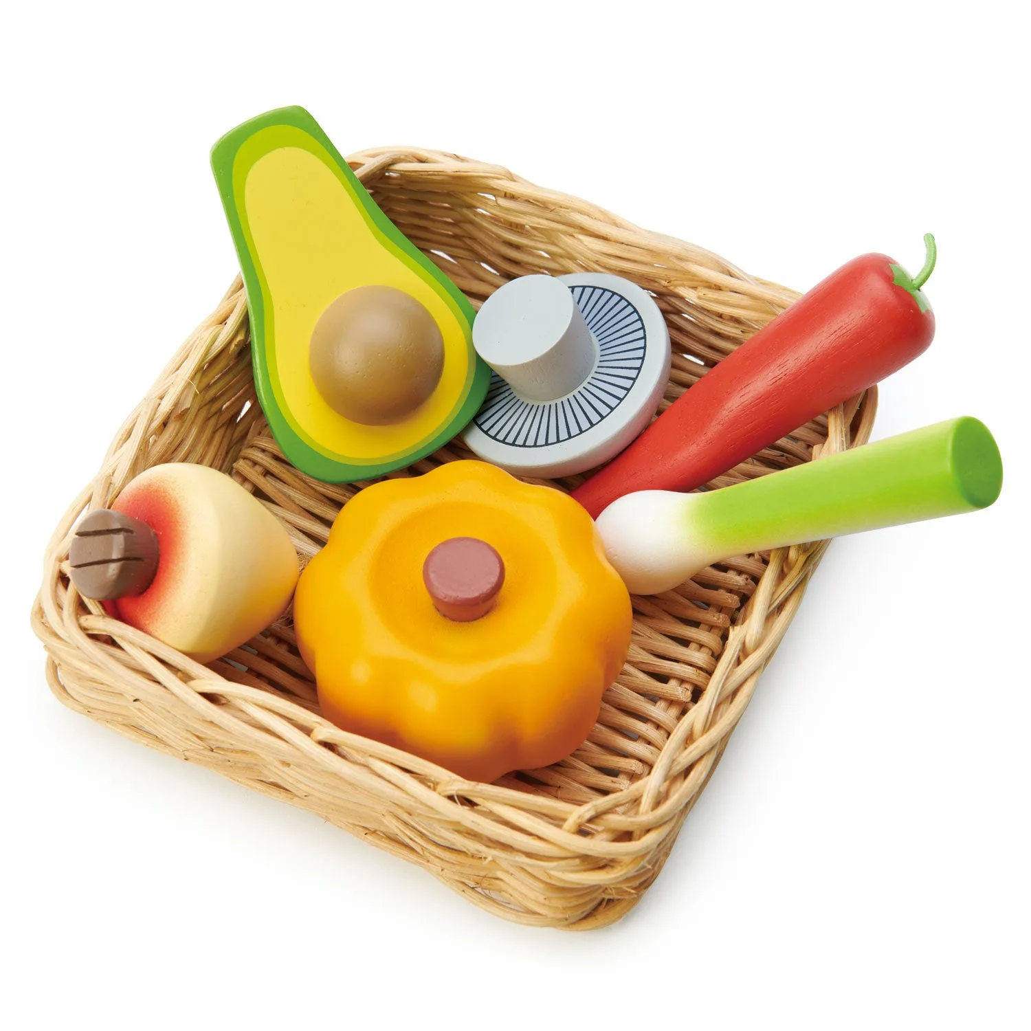 Cesta de verduras de madera: guía de compra para cocinas de juguete