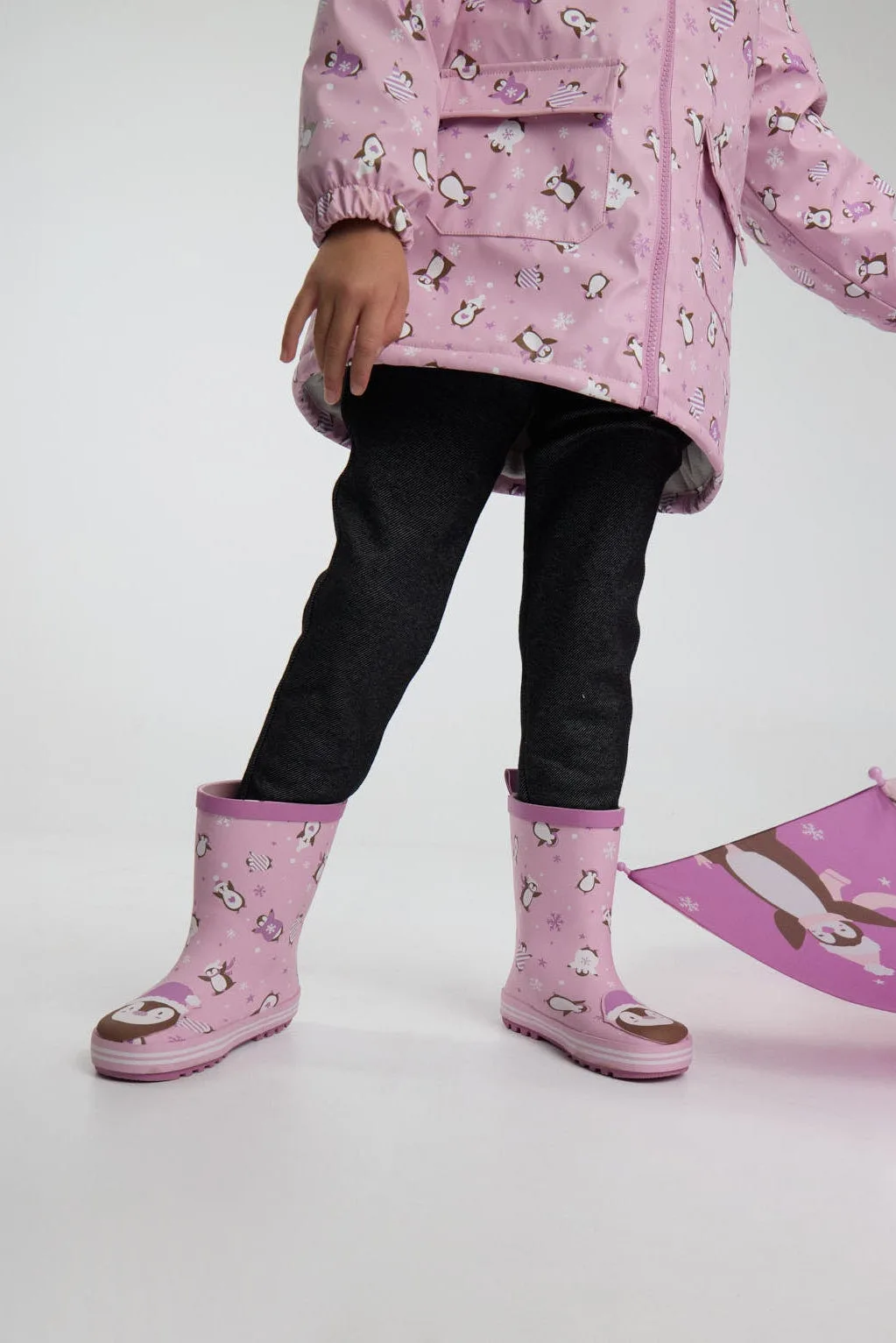 Botas de agua niña con forro: talla y forro adecuados