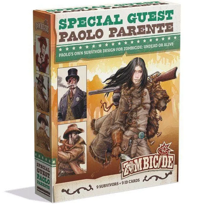 Zombicide: Undead or Alive – balíček speciálního hosta Paola Parenteho Survivor (Kickstarter speciální edice)