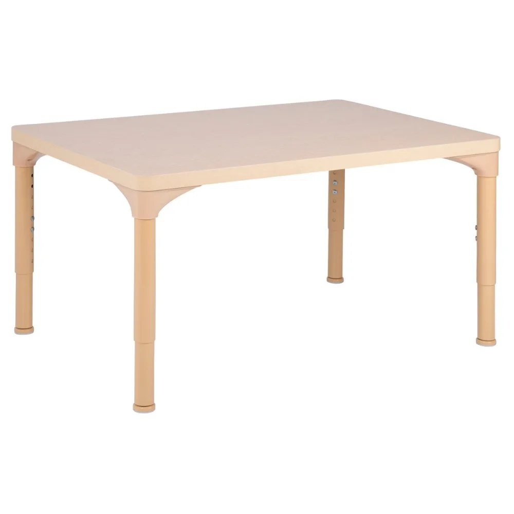 Laminate 24" x 36" Rectangle Table With Adjustable Legs