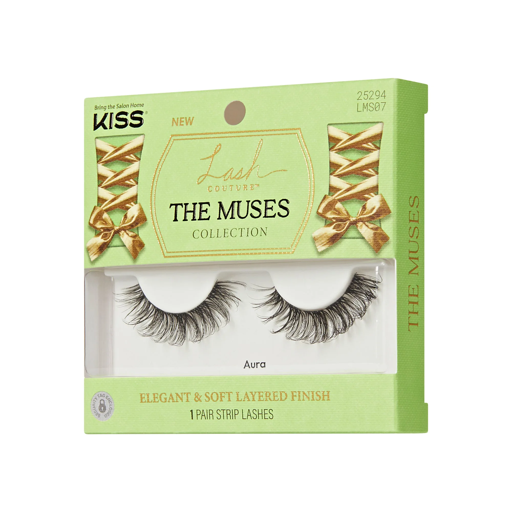 Kiss Lash Couture Ciglia Finte Collezione The Muses - Aura | 1 Paio, Ciglia a Striscia, 8mm-16mm