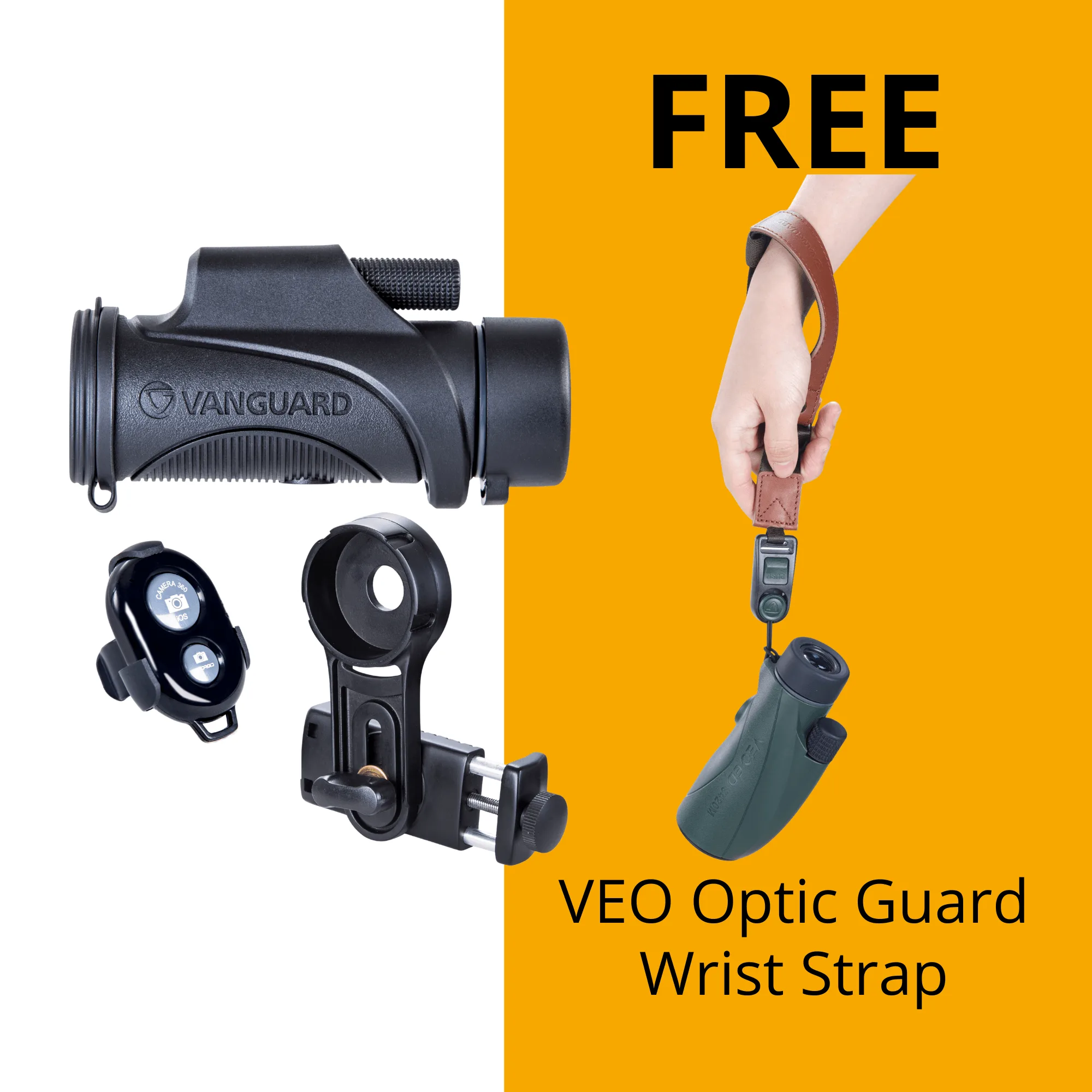 VESTA 8320M Monocular Smartphone Digiscoping Kit